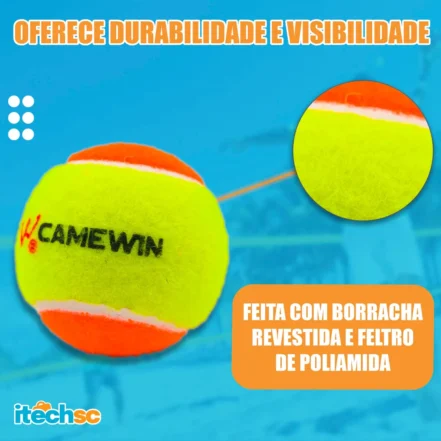 Bola Beach Tennis Camewin 03 Unidades